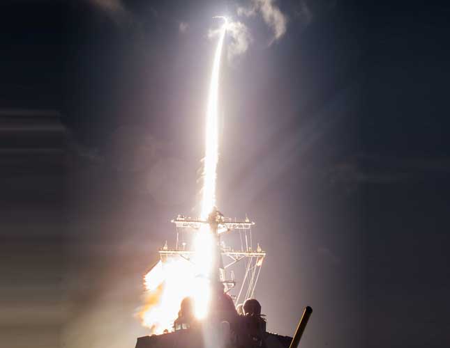 Aegis Combat System Engages Medium Range Ballistic Missile
