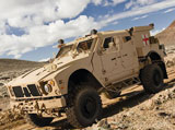 Oshkosh Tactical Ambulance at Armored Vehicles Conference