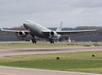 A330 MRTT Makes 1st Flight in RAF Service