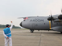 Airbus Military A400M Arrives in Malaysia