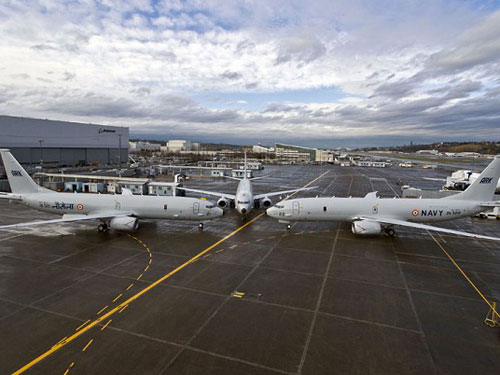 Boeing Delivers 1st P-8I Poseidon Aircraft