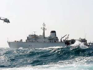 HMS Middleton, HMS Pembroke Return from Gulf