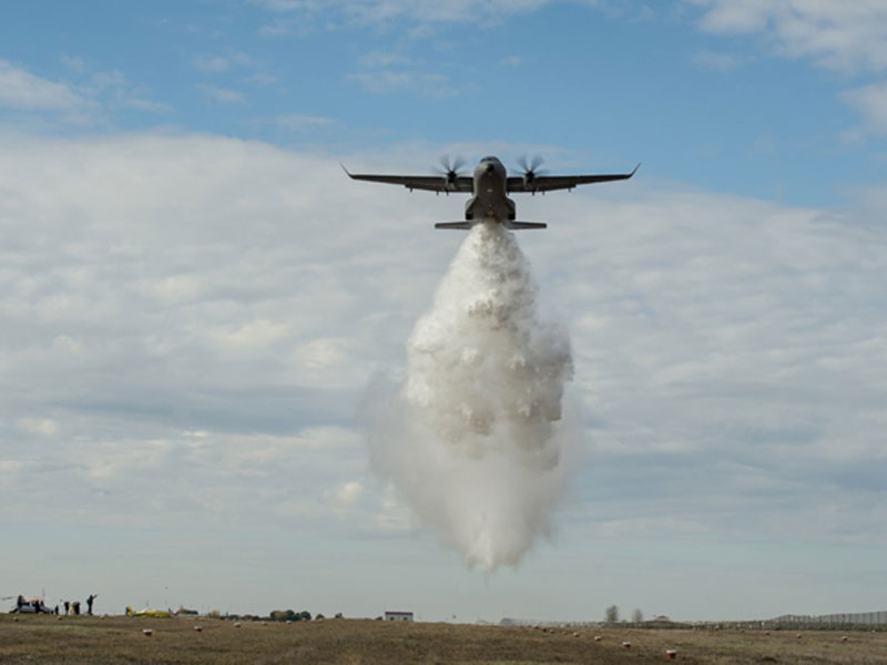 Airbus Military’s C295 Firefighter Runs 2nd Round of Tests