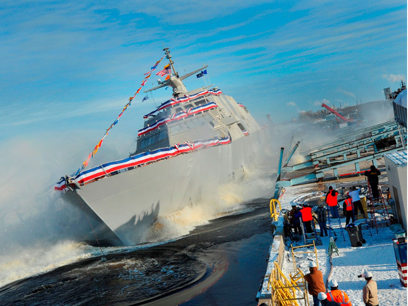 Lockheed Martin-Led Team Launches Future USS Milwaukee