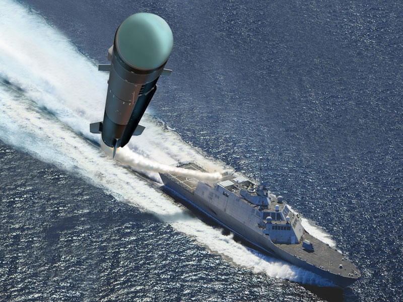 Longbow Missiles Demonstrate Littoral Attack Capability