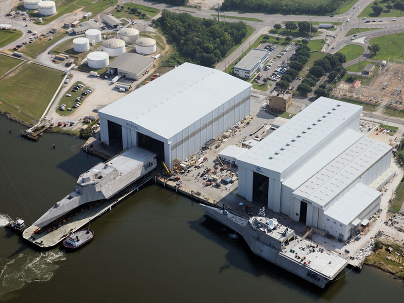 Austal Launches Montgomery Litoral Combat Ship (LCS 8)