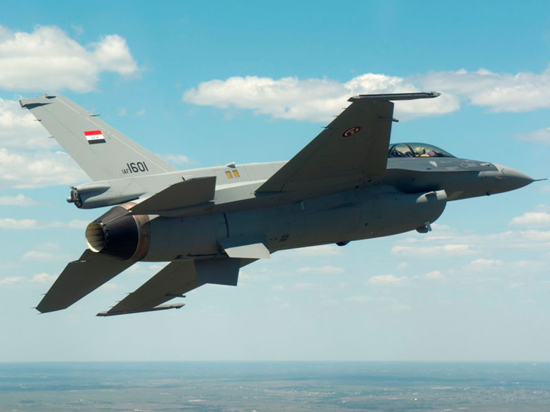First Iraqi F-16 Fighting Falcon Completes First Flight