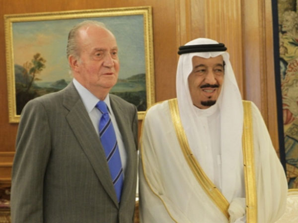Saudi Crown Prince Meets Spanish King & Defense Minister