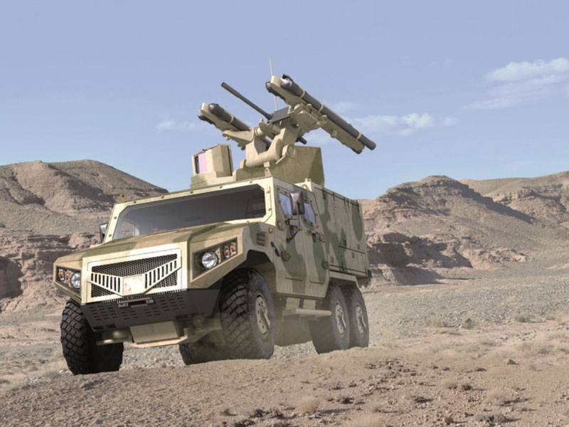 MBDA, NIMR Automotive Unveil HAFEET Air Defense Vehicle
