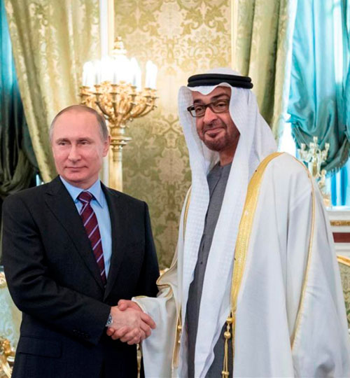 Abu Dhabi Crown Prince Meets Russian President