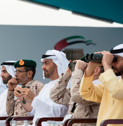 Abu Dhabi Crown Prince Attends Union Fortress Military Show