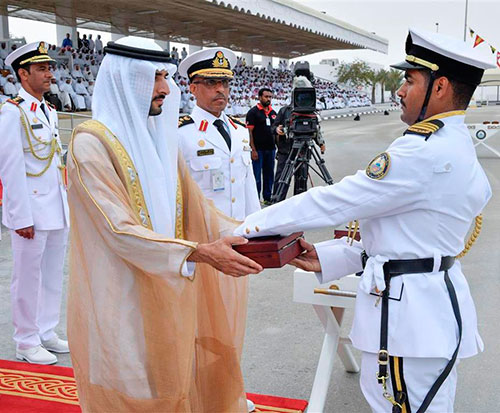 Dubai Crown Prince Attends 17th Graduation of Naval College