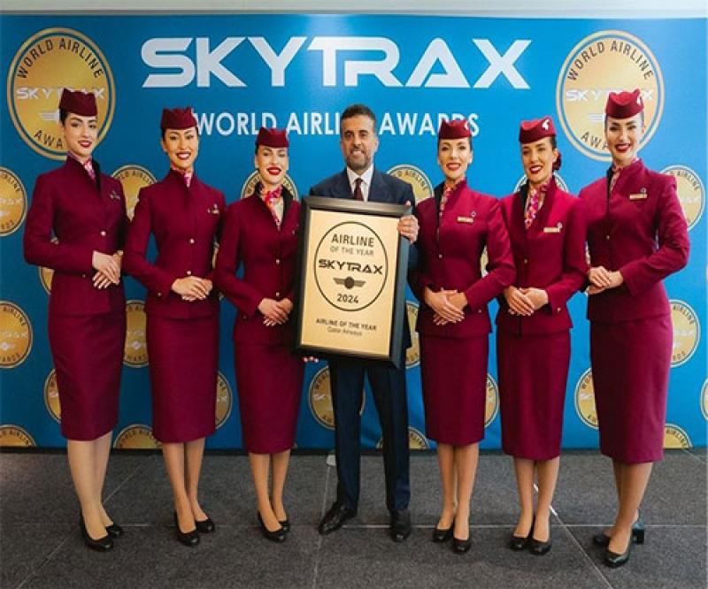 Qatar Airways Wins ‘Airline of the Year’ Title by Skytrax for Eighth Time