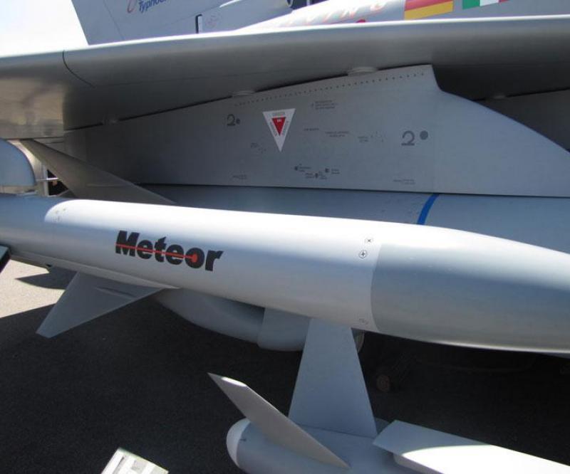 Meteor Missile Launched from Eurofighter Typhoon