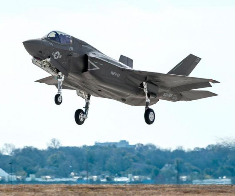1st Flight for 1st F-35 with Center Wing Assembly