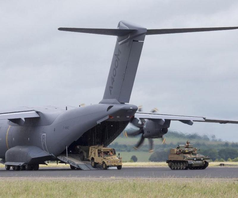 Airbus Military A400M Demos Airfield Assault Capability