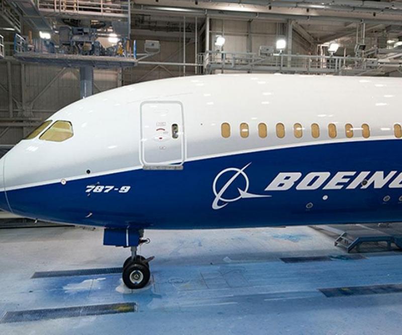 Boeing Rolls Out First 787-9 Dreamliner