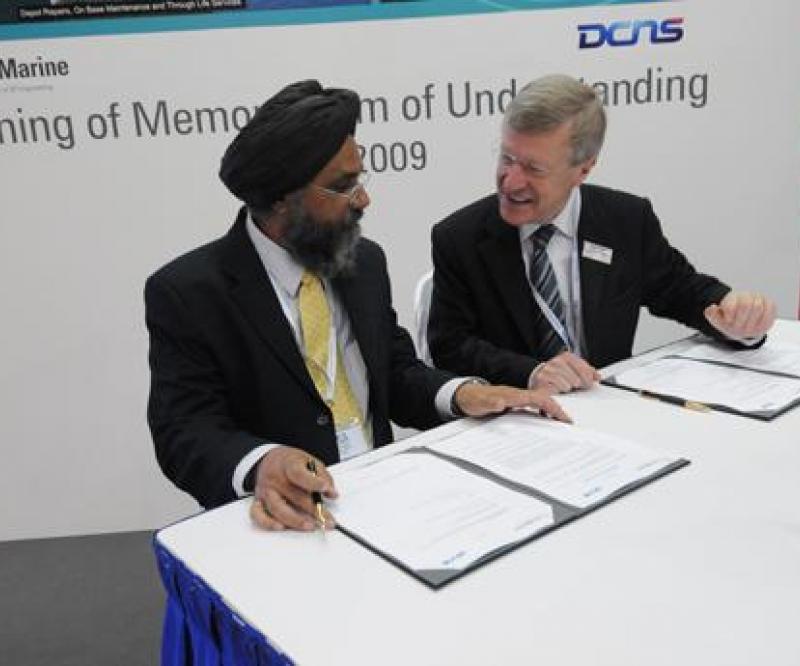 DCNS and Singapore Technologies Marine Ltd to set up Joint Venture