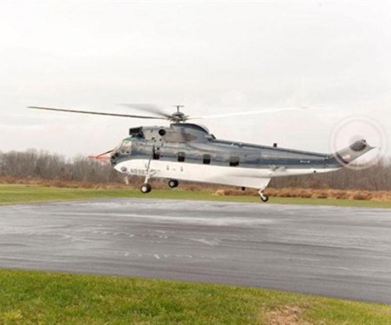 Modernized S-61T Helicopter Completes Maiden Flight