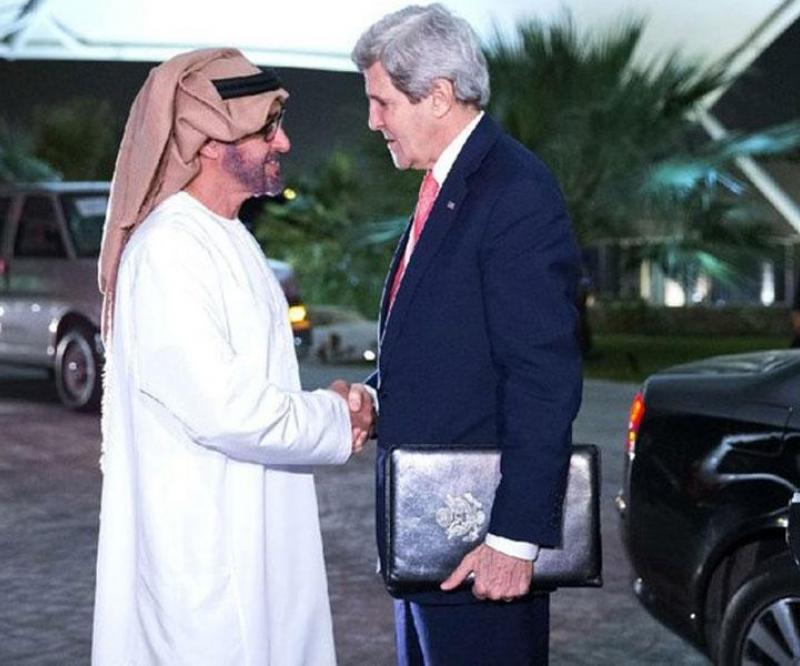 UAE Deputy Supreme Commander Receives John Kerry