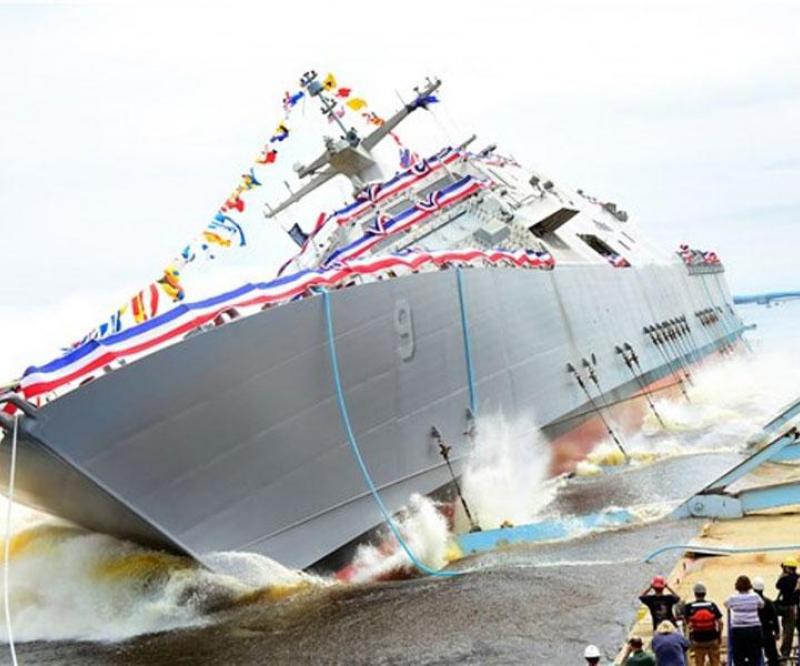 Lockheed Martin Led-Team Launches Future USS Little Rock