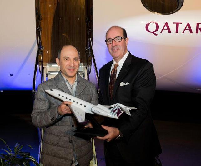 Qatar Airways Receives First Gulfstream G650ER Aircraft