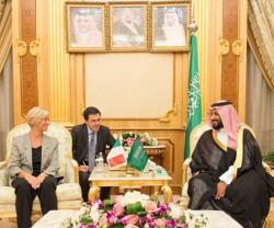 Saudi Defense Minister Receives Italian Counterpart