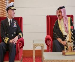 Bahrain’s King Receives Departing US Fifth Fleet Commander