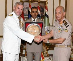 Egypt’s Commander-in-Chief Receives Chairman of NATO Military Committee