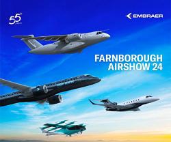 Embraer to Show a Strong Presence at Farnborough Airshow