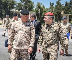Jordanian Army Chief, German Chief of Defense Staff Talk Military Cooperation