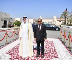 Kuwait’s Prime Minister, Minister of Defense & Interior Receive Malaysian Defense Minister