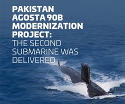 STM Delivers Second Submarine in Pakistan Navy Agosta 90B Project