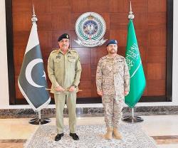 Saudi Chief of General Staff Receives Pakistan’s Chairman of Joint Chiefs of Staff Committee 