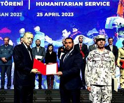 Turkish President Awards State Medal for Sacrifice to UAE’s ‘Operation Gallant Knight 2’ Team