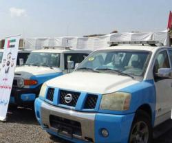 UAE Supplies New Vehicles, Equipment to Aden Police