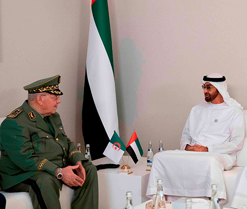 Abu Dhabi Crown Prince Receives Algerian Deputy Defense Minister