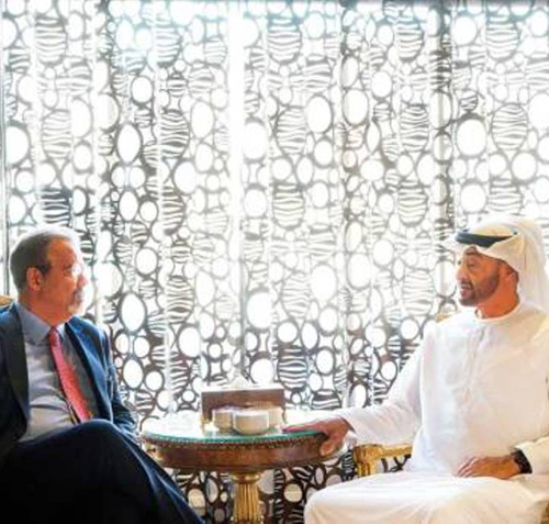 Abu Dhabi Crown Prince Receives Brazilian Defense Minister 