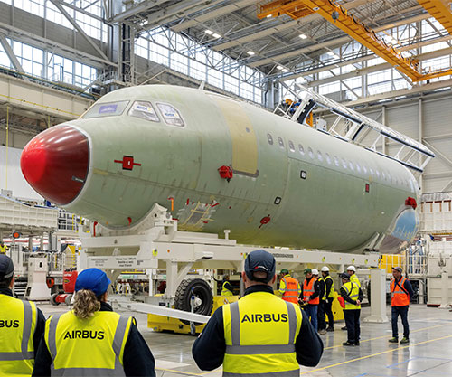 Airbus Inaugurates New Toulouse A320 Family Final Assembly Line
