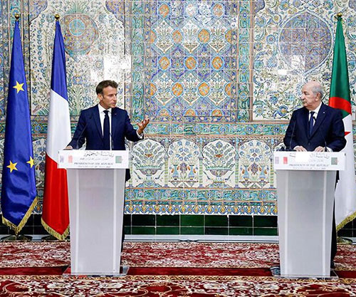 Algerian, French Presidents Chair Meeting of Chief Security Officers 