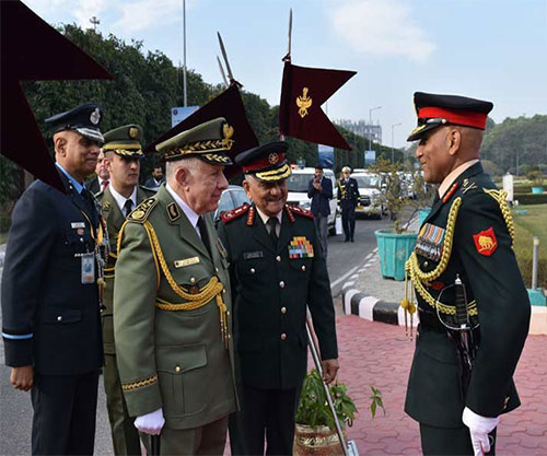 Algerian Chief of Army Staff Pays Official Visit to India