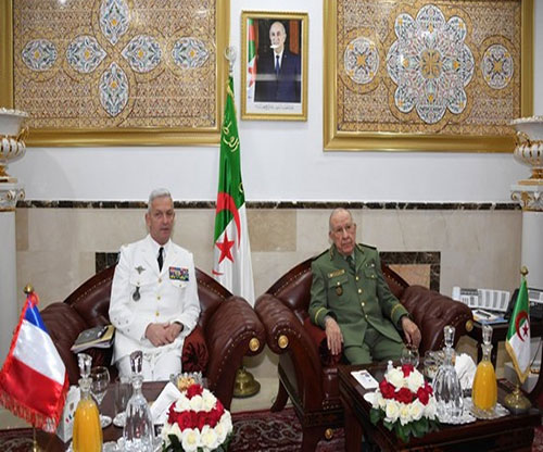 Algerian Chief of Staff Receives French Counterpart