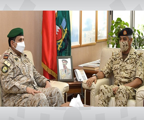 Bahrain’s Chief-of-Staff Receives Commander of GCC Unified Military Command