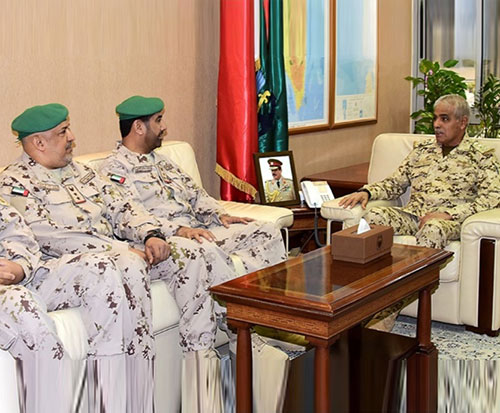 Bahrain’s Chief-of-Staff Receives Senior Peninsula Shield Force Officers