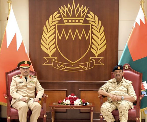 Bahrain’s Commander-in-Chief Receives Outgoing Saudi Military Attaché