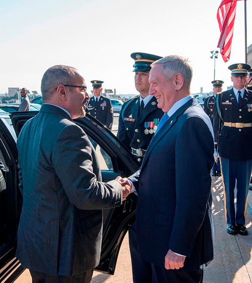 Bahrain’s Crown Prince Meets US Secretary of Defense