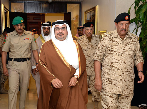 Bahrain’s Crown Prince Receives Defense Force Commander