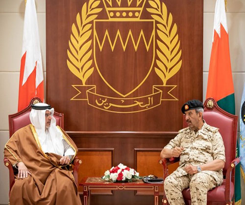 Bahrain’s Crown Prince Visits Defence Force’s General Command