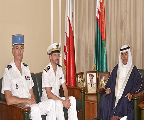 Bahrain’s Defence Minister Receives Newly Appointed French Military Attaché 