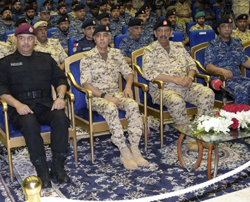 Bahrain’s Defense Chief Attends ‘Dawn of Storms’ Drill Conclusion